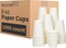 1000-pack of 8 oz disposable paper coffee cups, perfect for use at parties, home, or the office. Ideal for small beverages like coffee, tea, or juice.